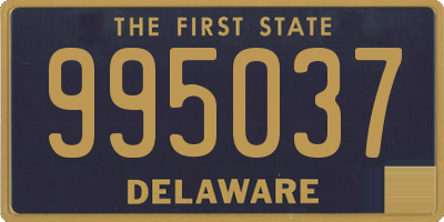 DE license plate 995037