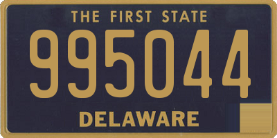 DE license plate 995044