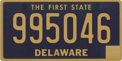 DE license plate 995046