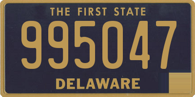 DE license plate 995047