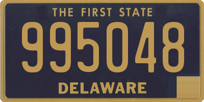 DE license plate 995048