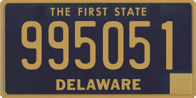 DE license plate 995051