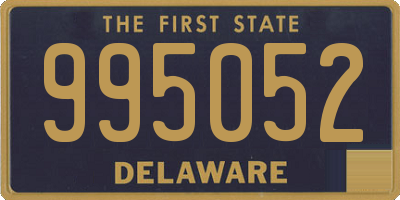 DE license plate 995052