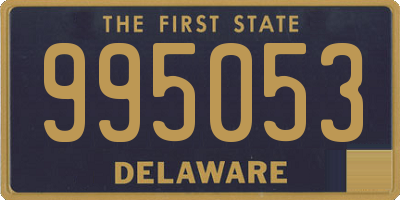 DE license plate 995053