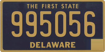 DE license plate 995056