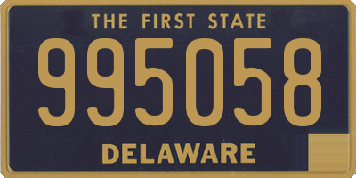 DE license plate 995058