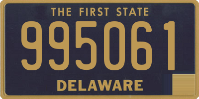 DE license plate 995061
