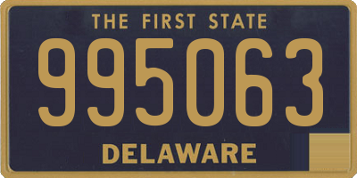 DE license plate 995063