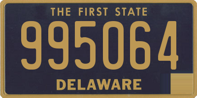 DE license plate 995064