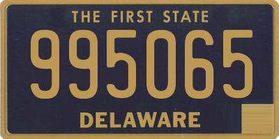 DE license plate 995065