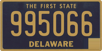 DE license plate 995066