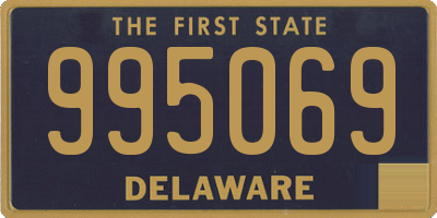 DE license plate 995069