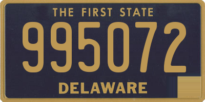 DE license plate 995072