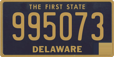 DE license plate 995073