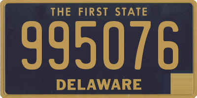 DE license plate 995076