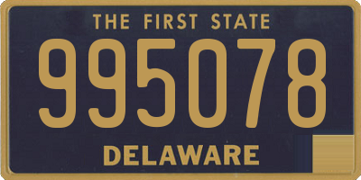 DE license plate 995078