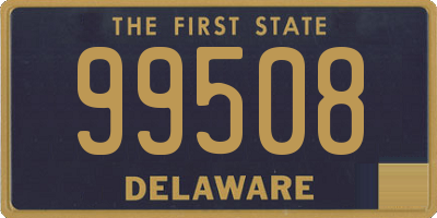 DE license plate 99508