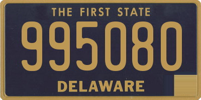 DE license plate 995080