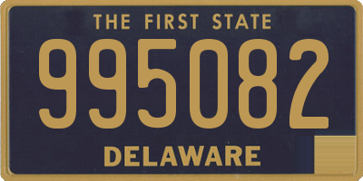 DE license plate 995082