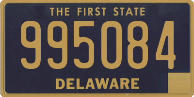 DE license plate 995084