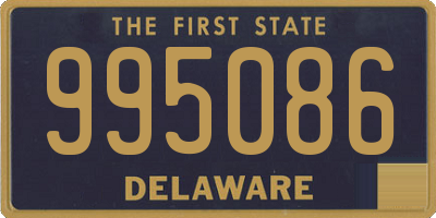 DE license plate 995086