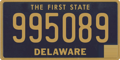 DE license plate 995089