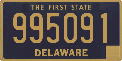 DE license plate 995091