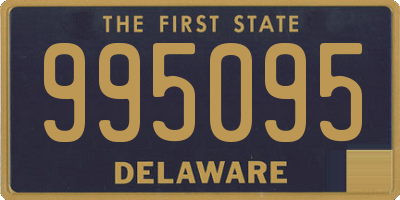 DE license plate 995095