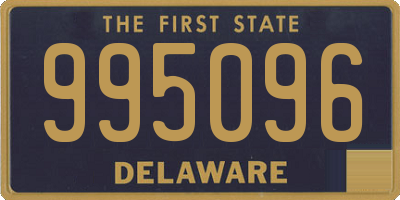 DE license plate 995096