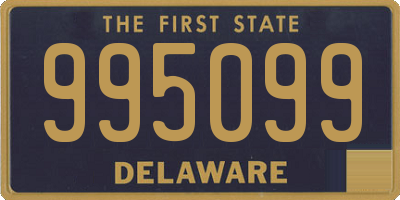 DE license plate 995099