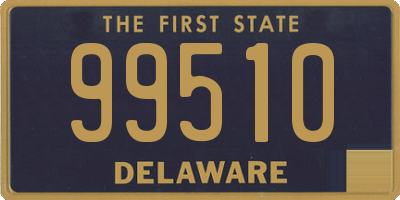 DE license plate 99510