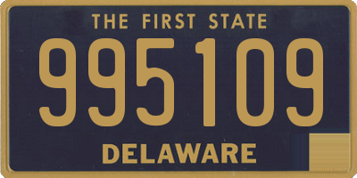 DE license plate 995109