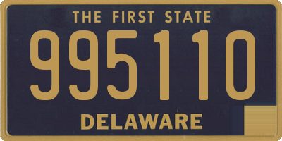 DE license plate 995110