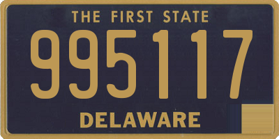 DE license plate 995117