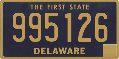 DE license plate 995126