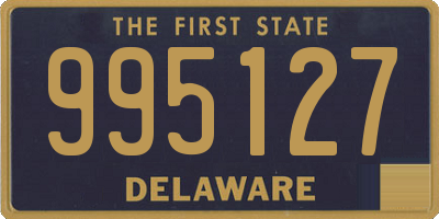 DE license plate 995127