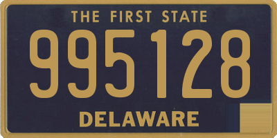 DE license plate 995128