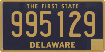 DE license plate 995129