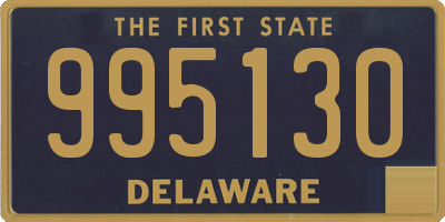 DE license plate 995130