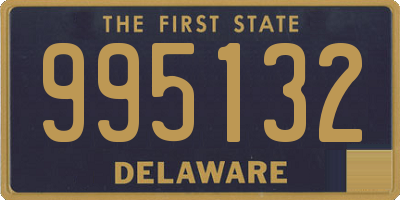 DE license plate 995132