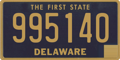 DE license plate 995140