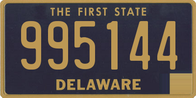 DE license plate 995144