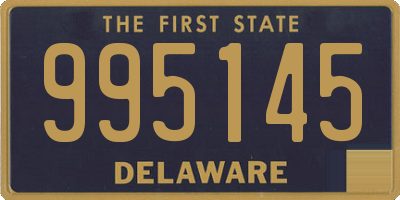 DE license plate 995145