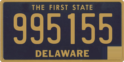 DE license plate 995155