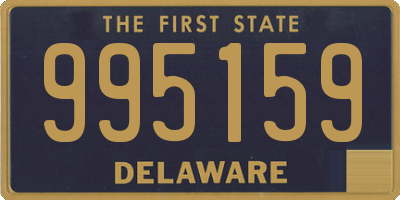 DE license plate 995159