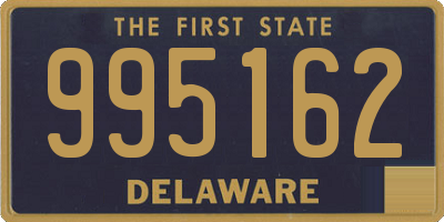 DE license plate 995162