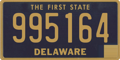 DE license plate 995164