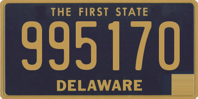 DE license plate 995170