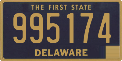 DE license plate 995174