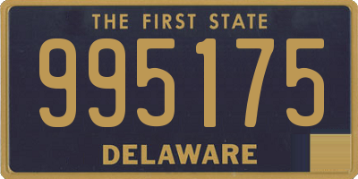 DE license plate 995175